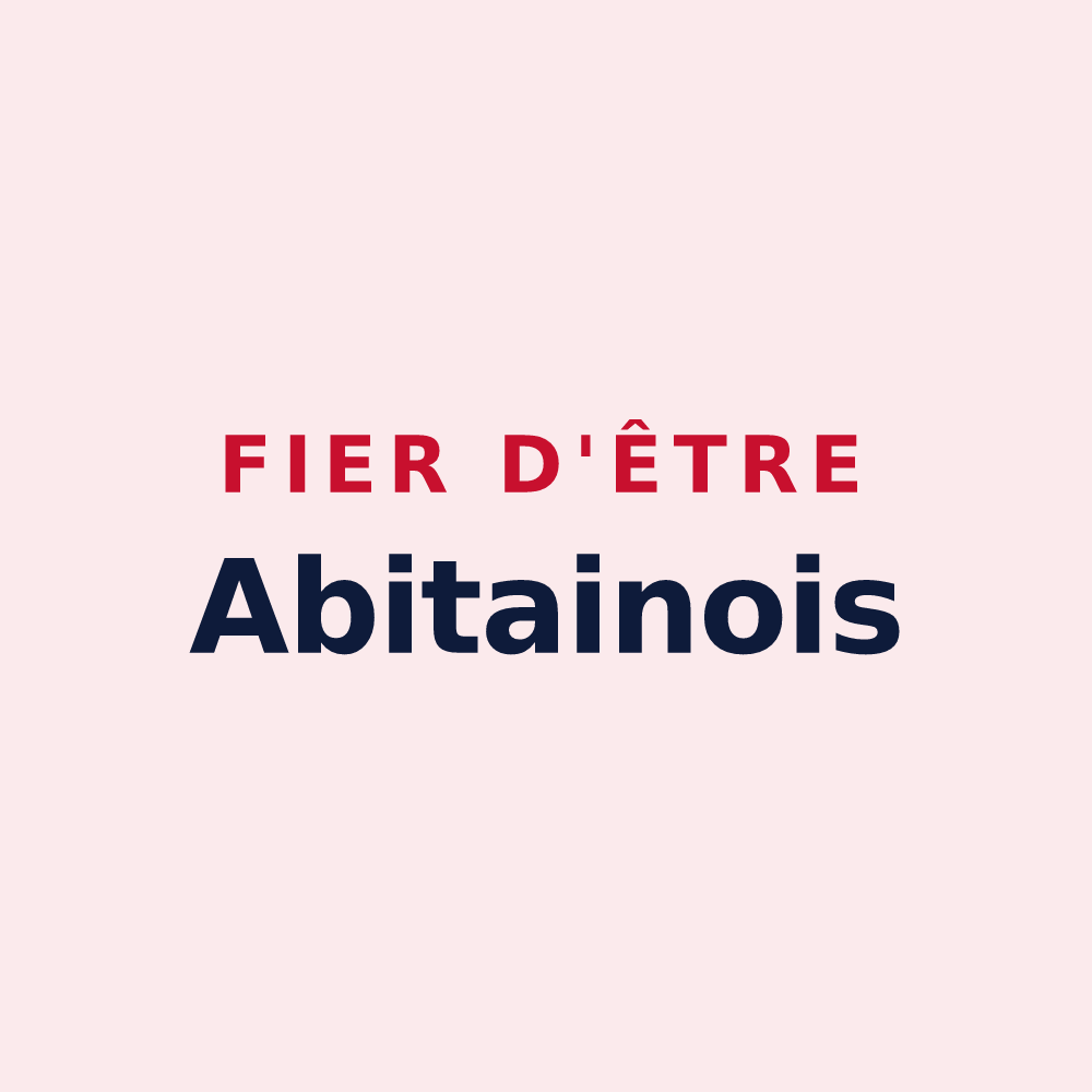 Magnet « Fier d'être Abitainois » — design pour Abitain