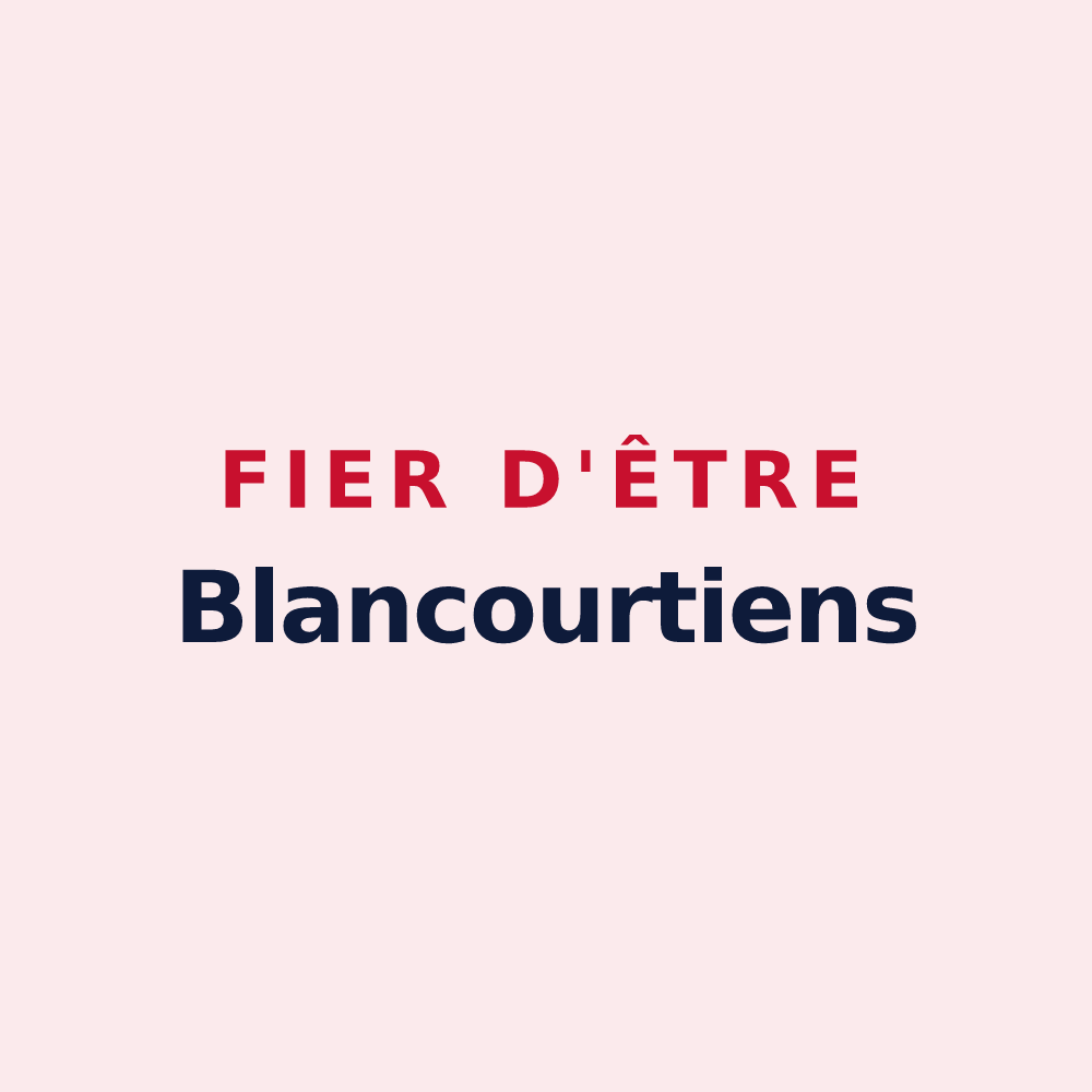 Magnet « Fier d'être Blancourtiens » — design pour Ablancourt