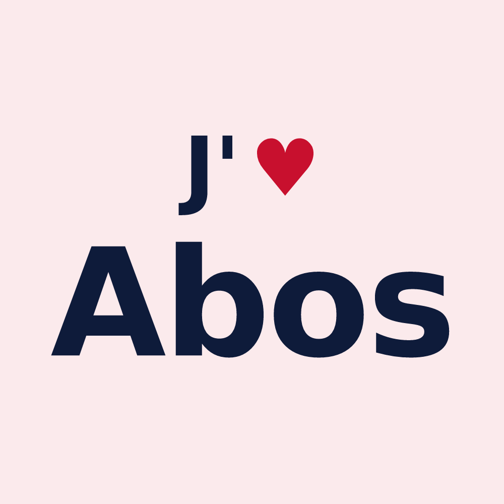 Magnet personnalisé Abos — design J'aime Abos