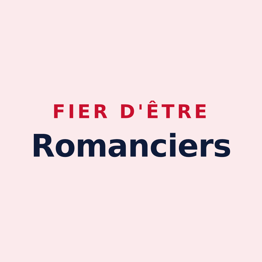 Magnet « Fier d'être Romanciers » — design pour Acy-Romance
