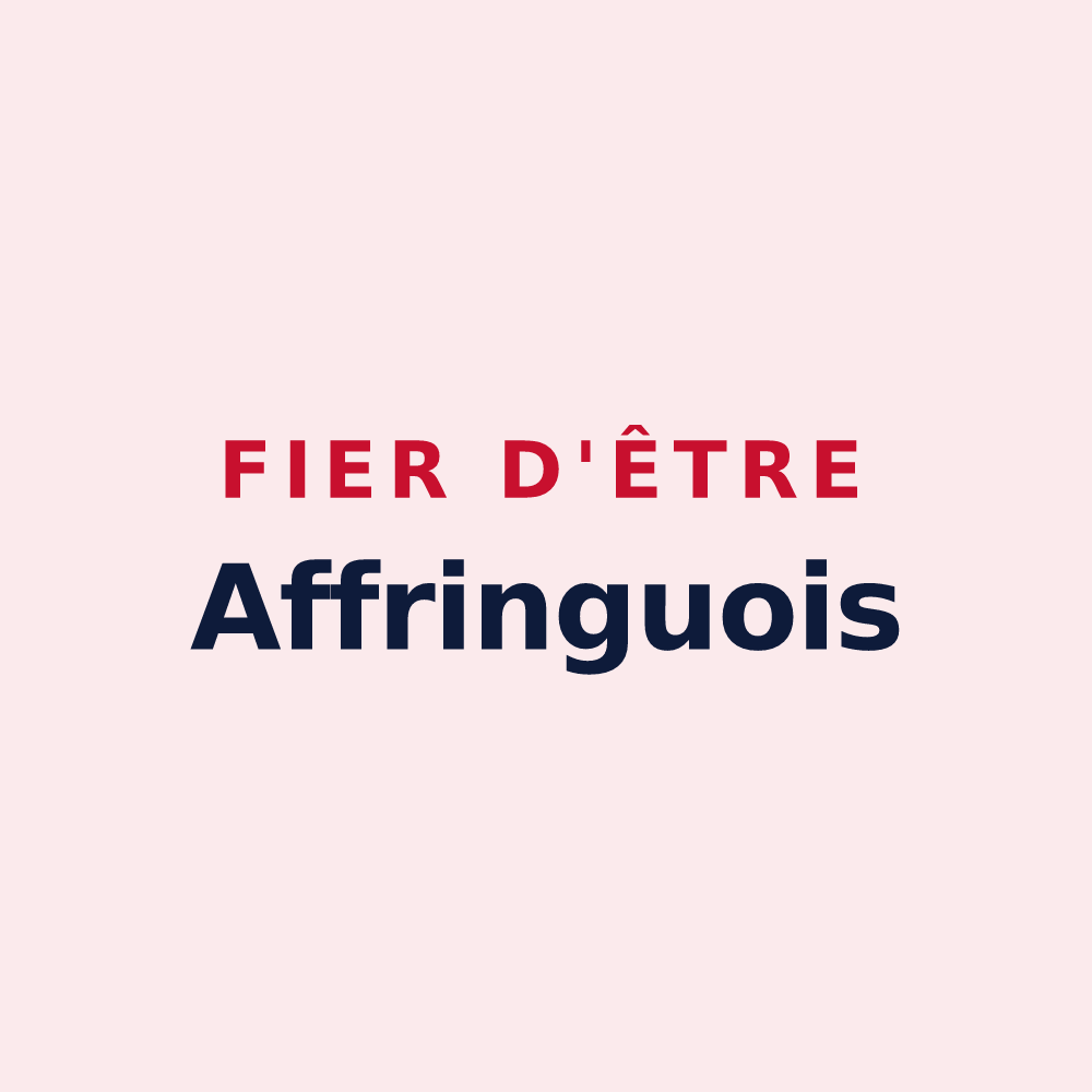 Magnet « Fier d'être Affringuois » — design pour Affringues