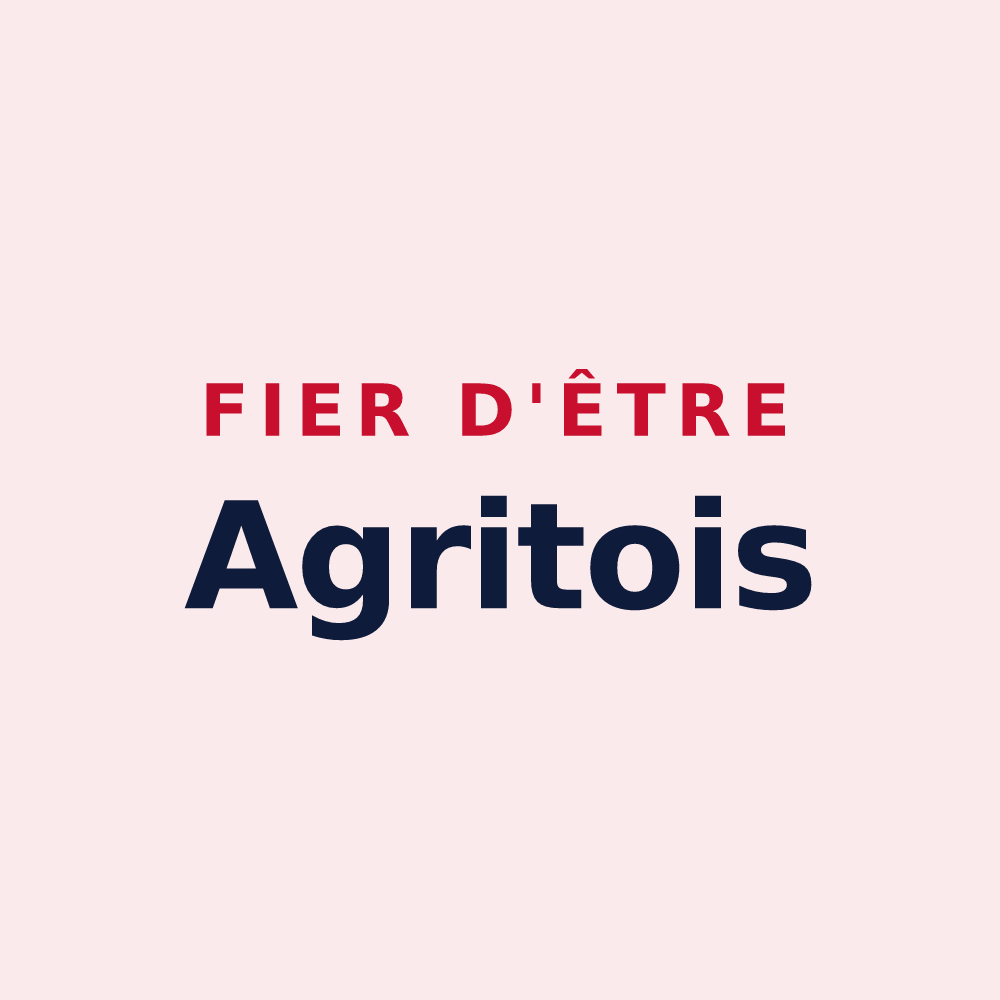 Magnet « Fier d'être Agritois » — design pour Agris
