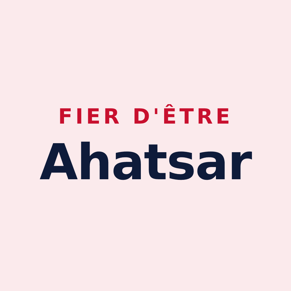 Magnet « Fier d'être Ahatsar » — design pour Ahaxe-Alciette-Bascassan