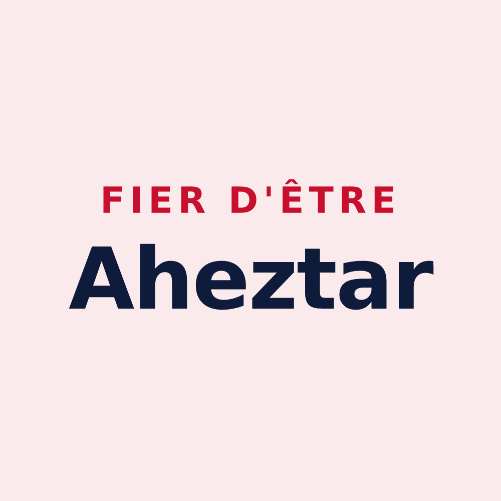 Magnet « Fier d'être Aheztar » — design pour Ahetze
