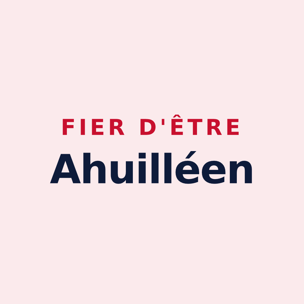 Magnet « Fier d'être Ahuilléen » — design pour Ahuillé