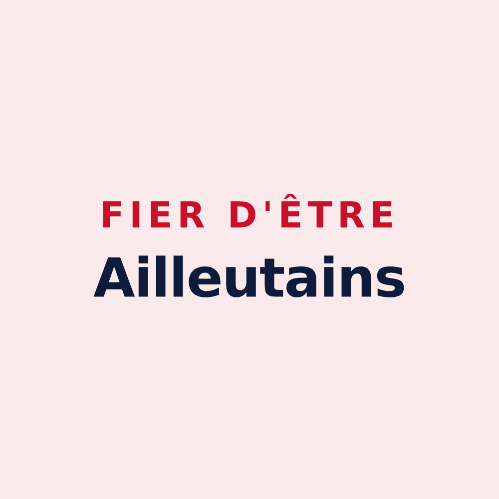 Magnet « Fier d'être Ailleutains » — design pour Ailleux