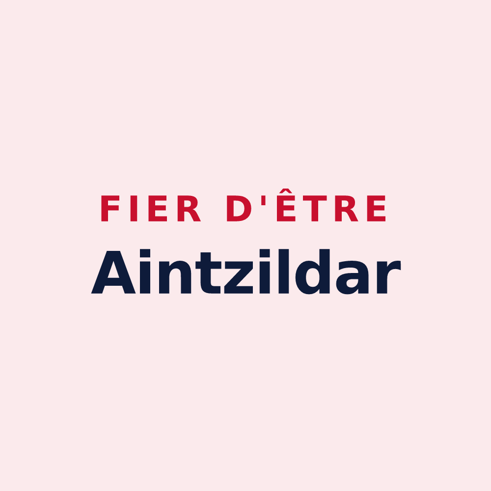 Magnet « Fier d'être Aintzildar » — design pour Aincille