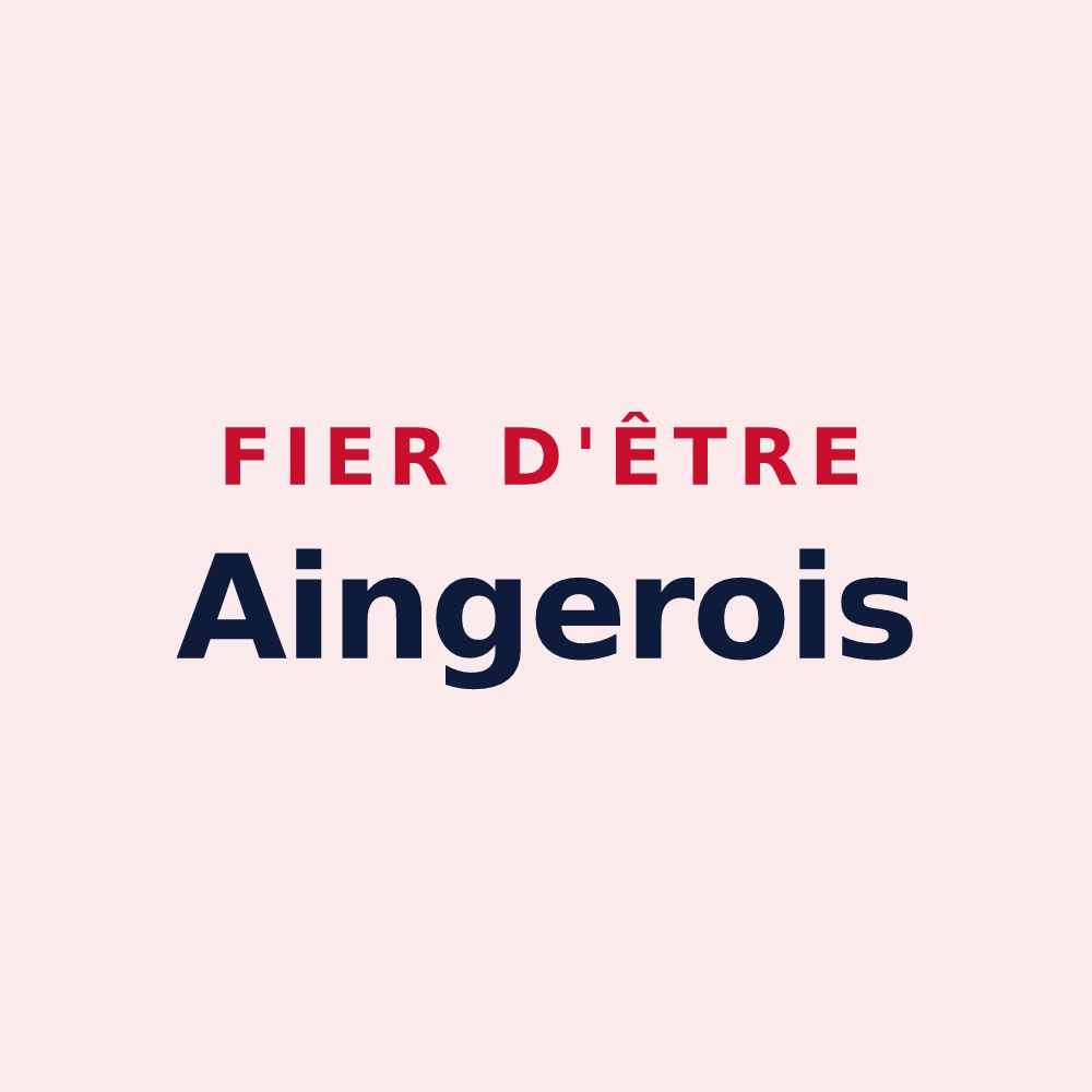 Magnet « Fier d'être Aingerois » — design pour Aingeray