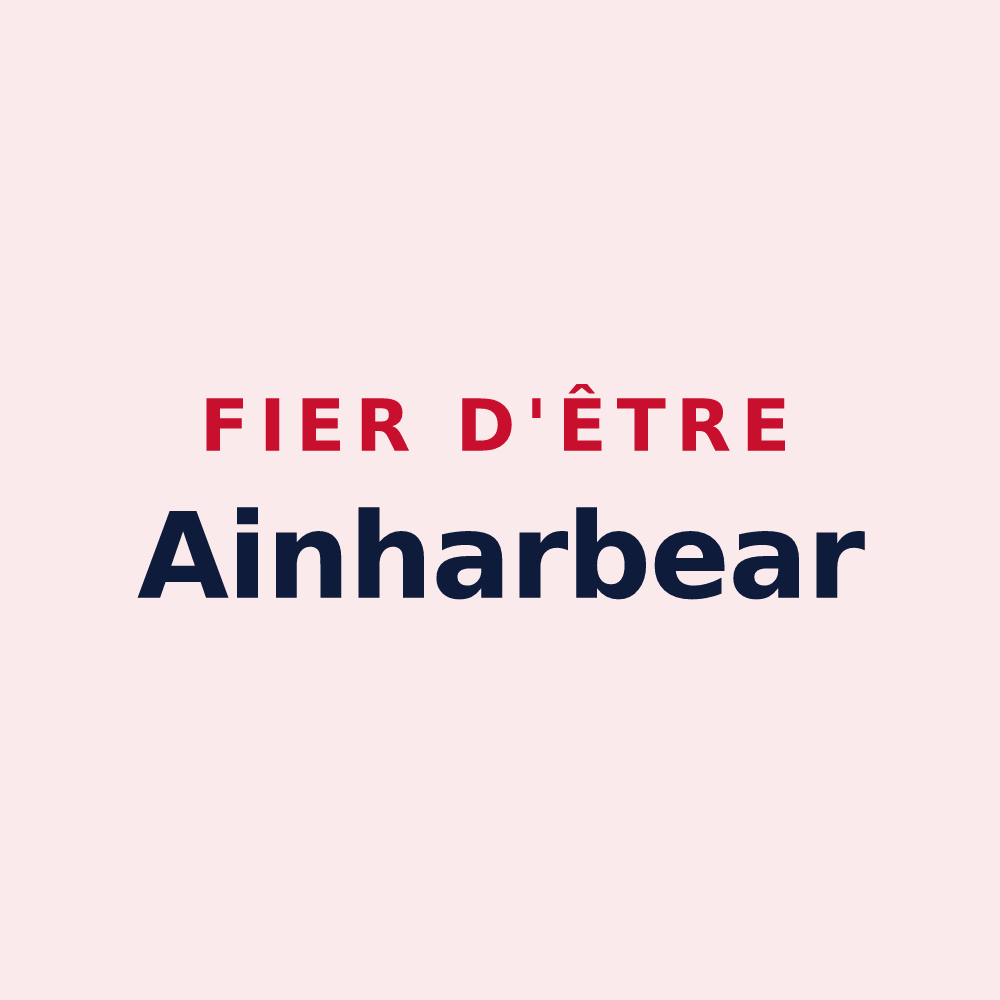 Magnet « Fier d'être Ainharbear » — design pour Ainharp