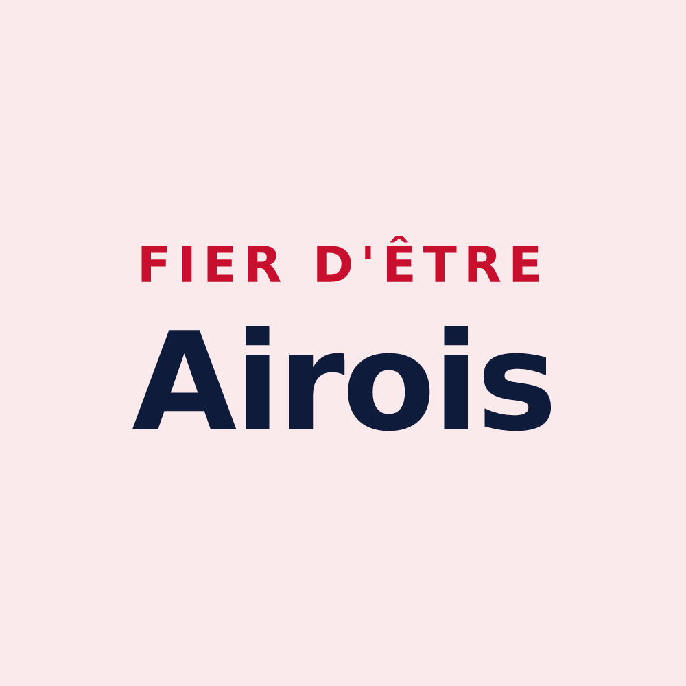 Magnet « Fier d'être Airois » — design pour Aire-sur-la-Lys