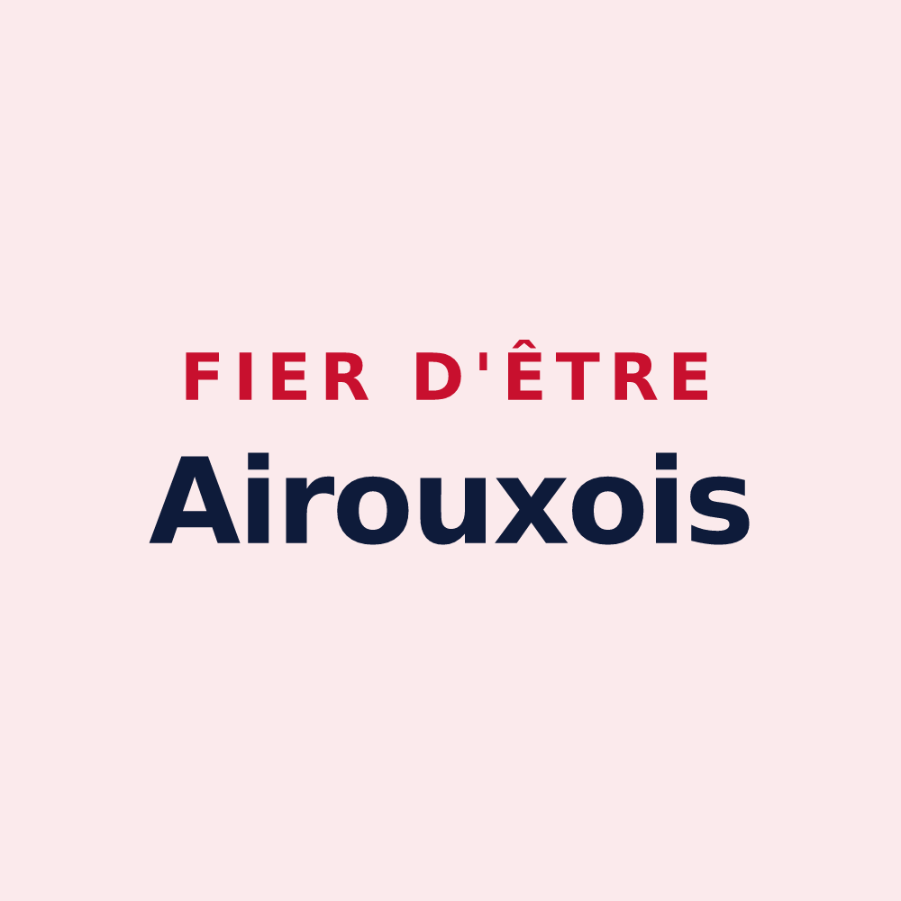 Magnet « Fier d'être Airouxois » — design pour Airoux