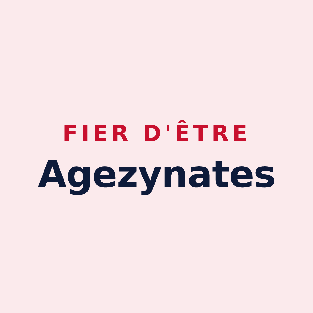 Magnet « Fier d'être Agezynates » — design pour Aizenay