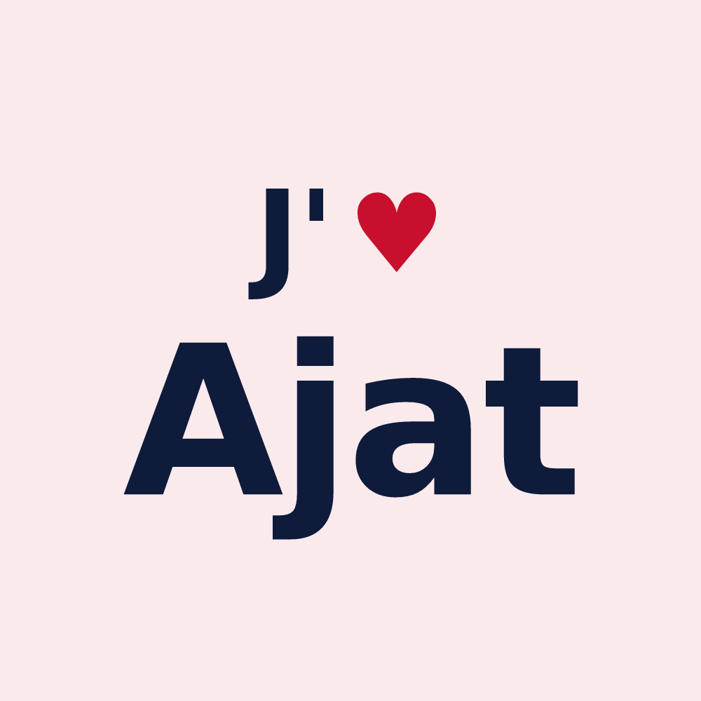 Magnet personnalisé Ajat — design J'aime Ajat