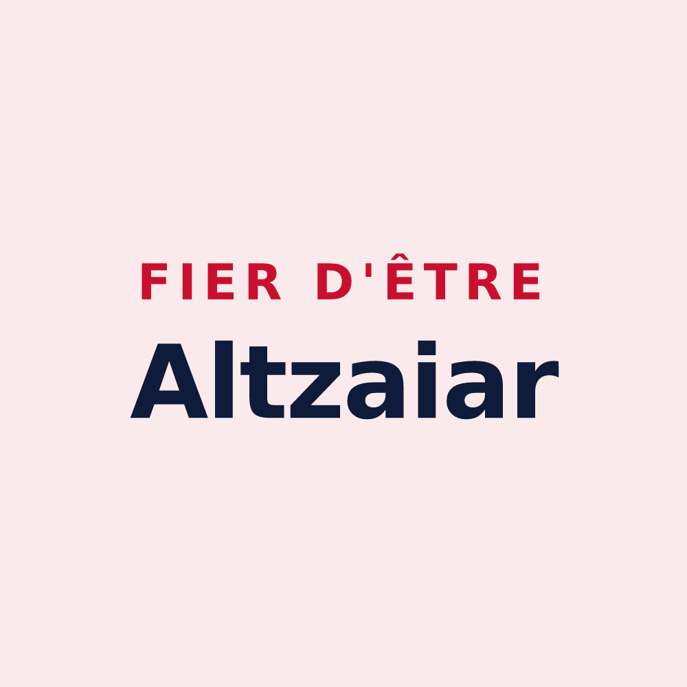 Magnet « Fier d'être Altzaiar » — design pour Alçay-Alçabéhéty-Sunharette