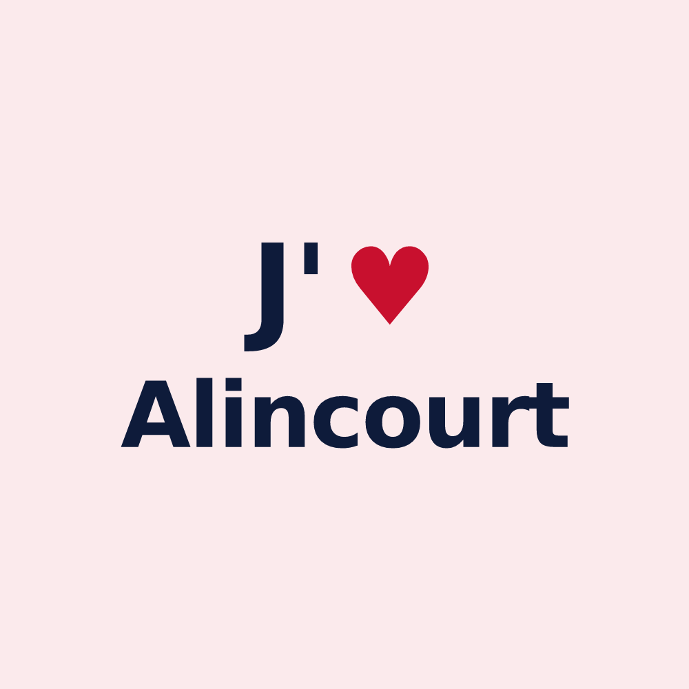 Magnet personnalisé Alincourt — design J'aime Alincourt