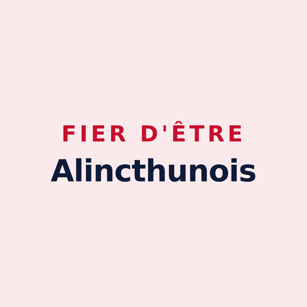Magnet « Fier d'être Alincthunois » — design pour Alincthun