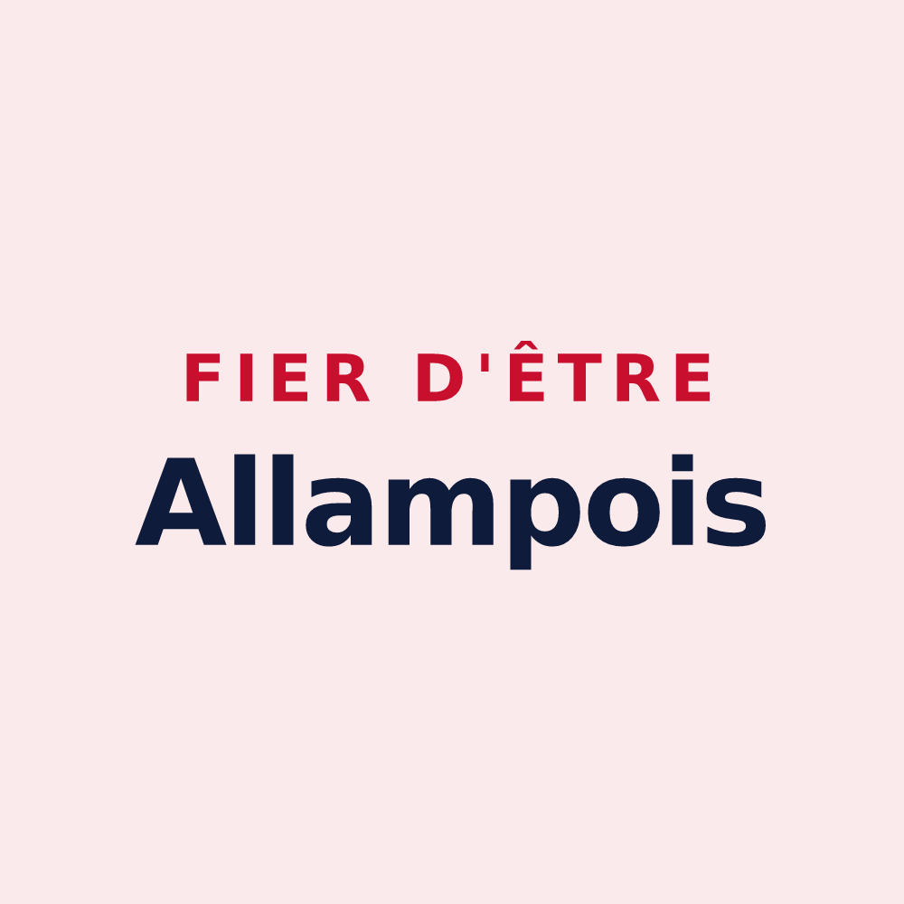 Magnet « Fier d'être Allampois » — design pour Allamps
