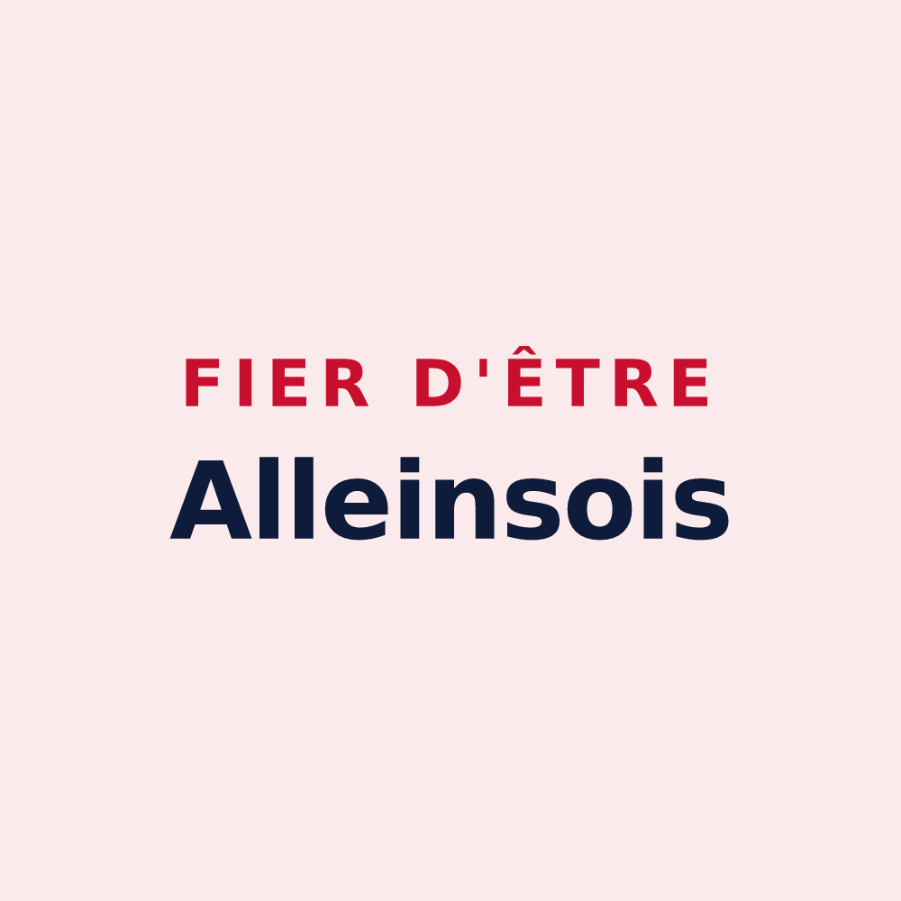 Magnet « Fier d'être Alleinsois » — design pour Alleins