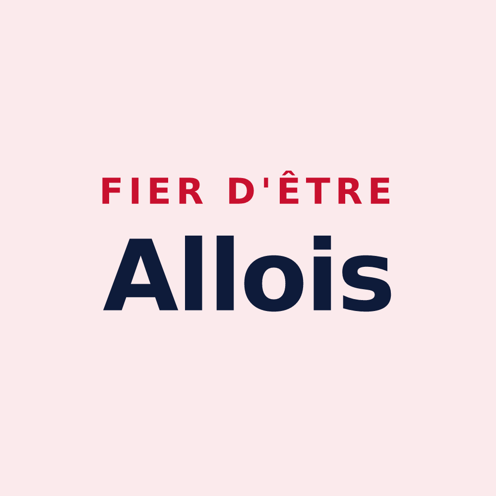 Magnet « Fier d'être Allois » — design pour Alles-sur-Dordogne