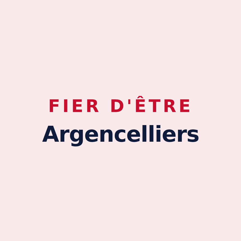 Magnet « Fier d'être Argencelliers » — design pour Alliancelles