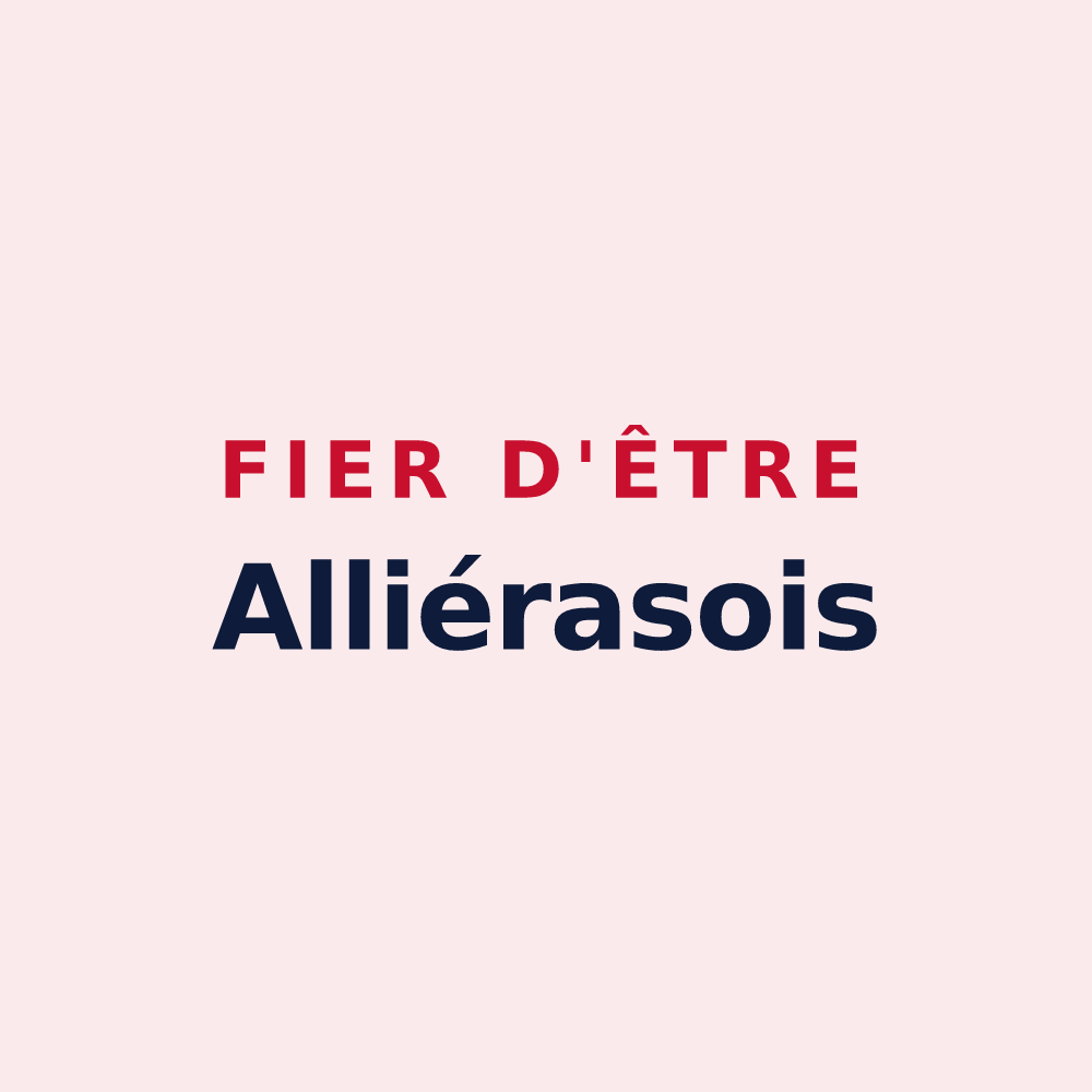 Magnet « Fier d'être Alliérasois » — design pour Allières