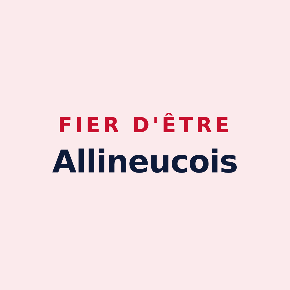 Magnet « Fier d'être Allineucois » — design pour Allineuc