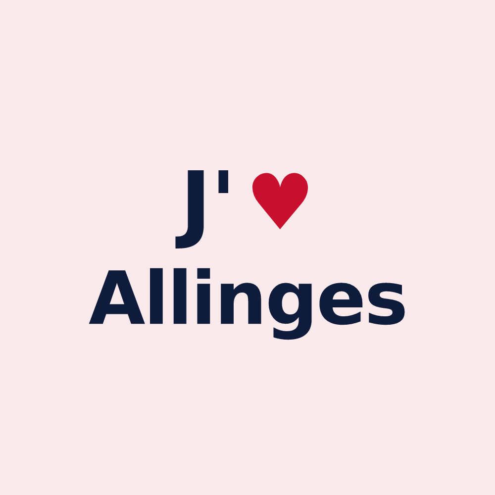 Magnet personnalisé Allinges — design J'aime Allinges