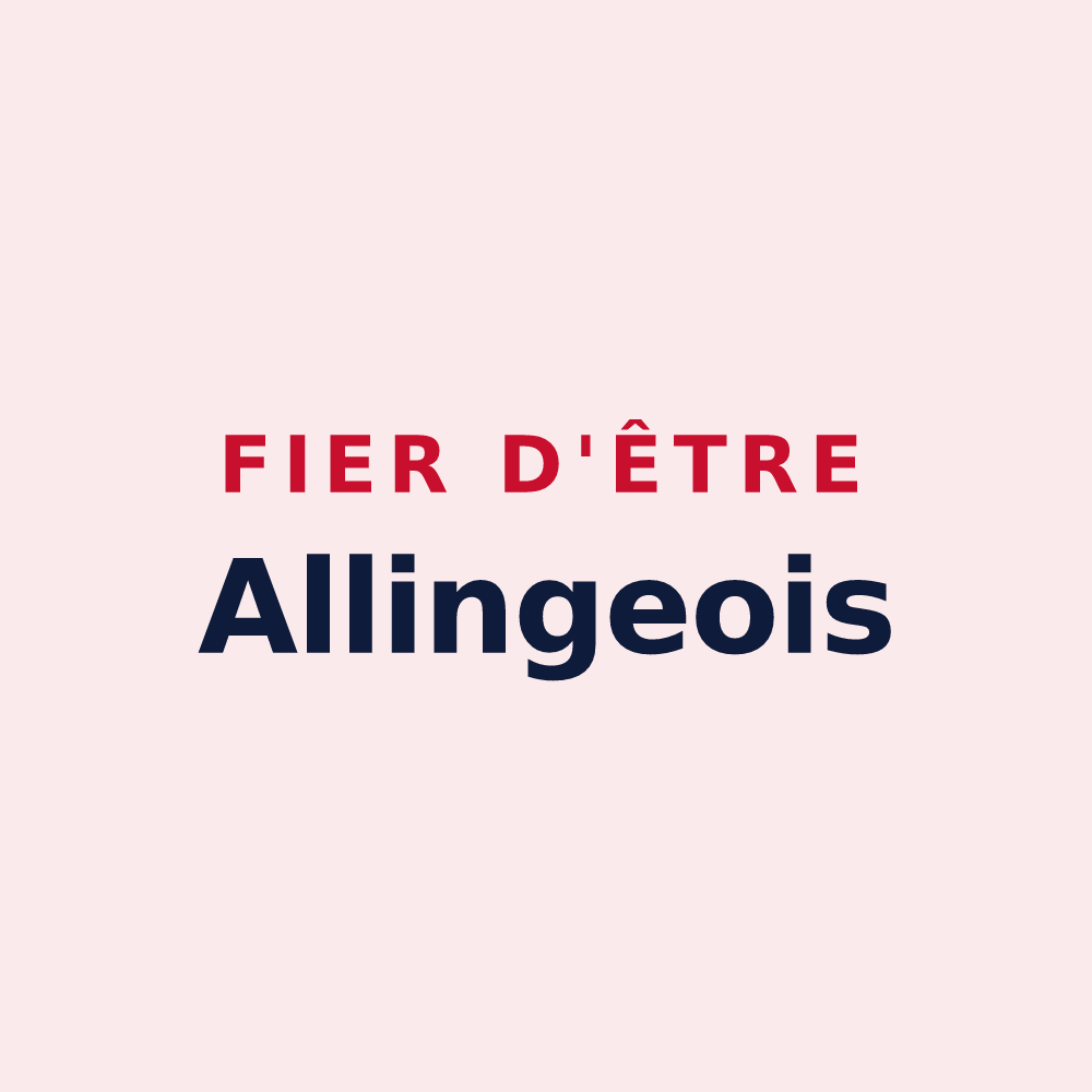 Magnet « Fier d'être Allingeois » — design pour Allinges