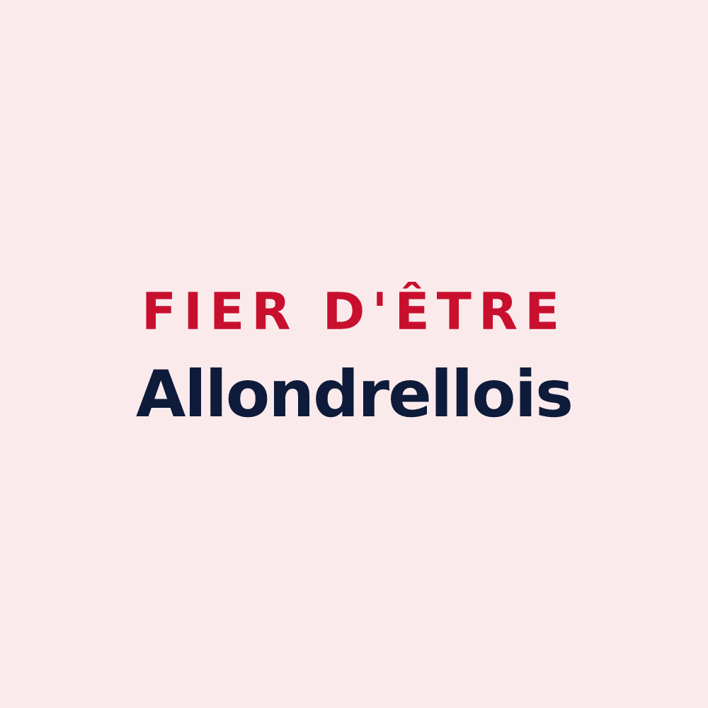 Magnet « Fier d'être Allondrellois » — design pour Allondrelle-la-Malmaison