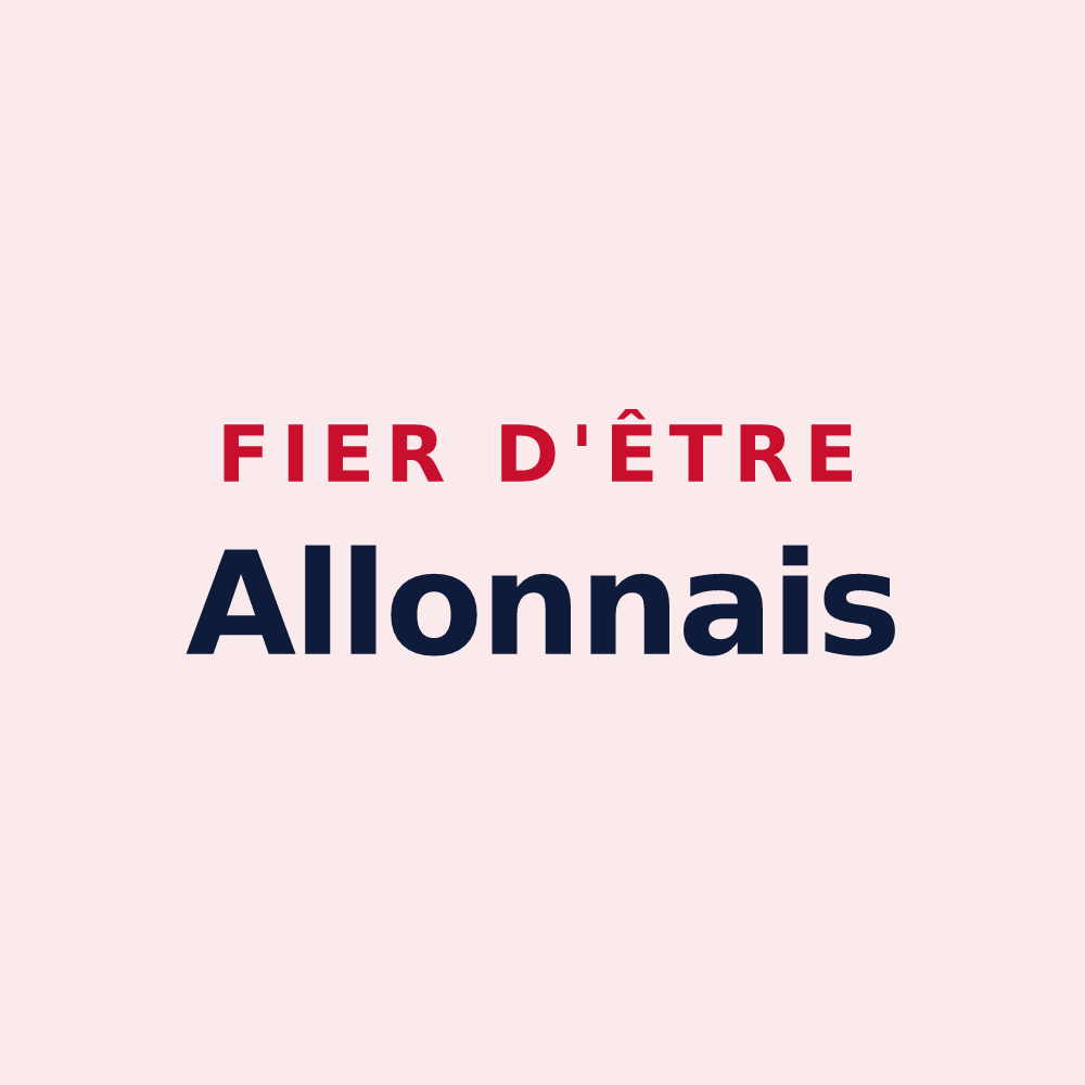Magnet « Fier d'être Allonnais » — design pour Allonnes