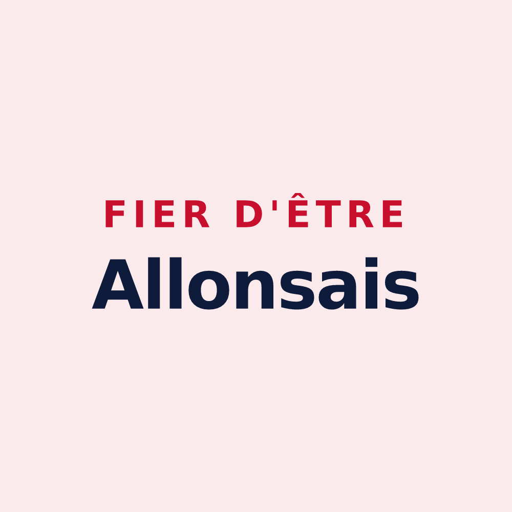 Magnet « Fier d'être Allonsais » — design pour Allons
