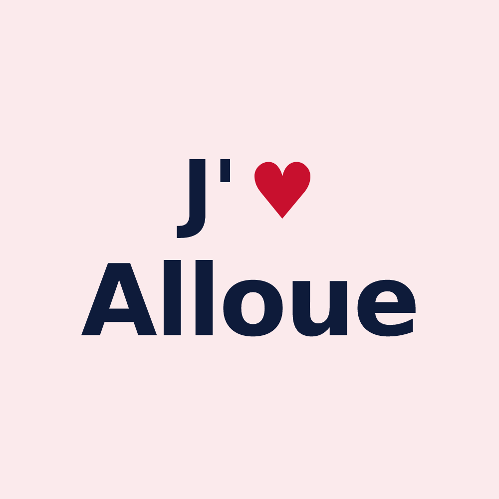 Magnet personnalisé Alloue — design J'aime Alloue