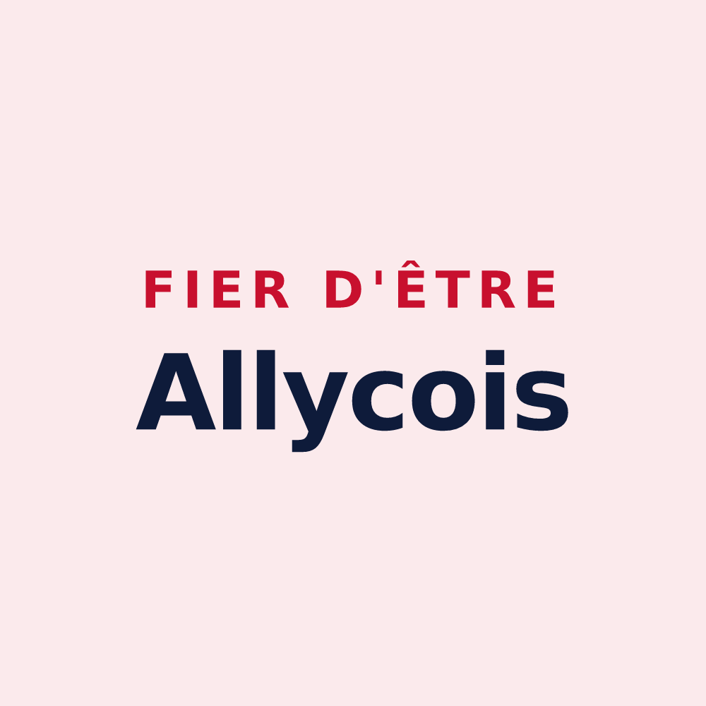 Magnet « Fier d'être Allycois » — design pour Ally