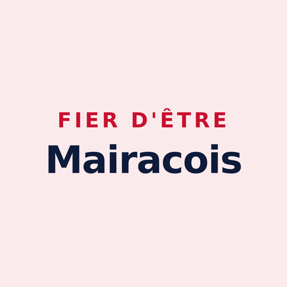 Magnet « Fier d'être Mairacois » — design pour Almayrac