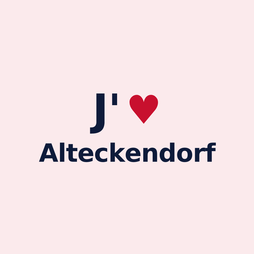 Magnet personnalisé Alteckendorf — design J'aime Alteckendorf