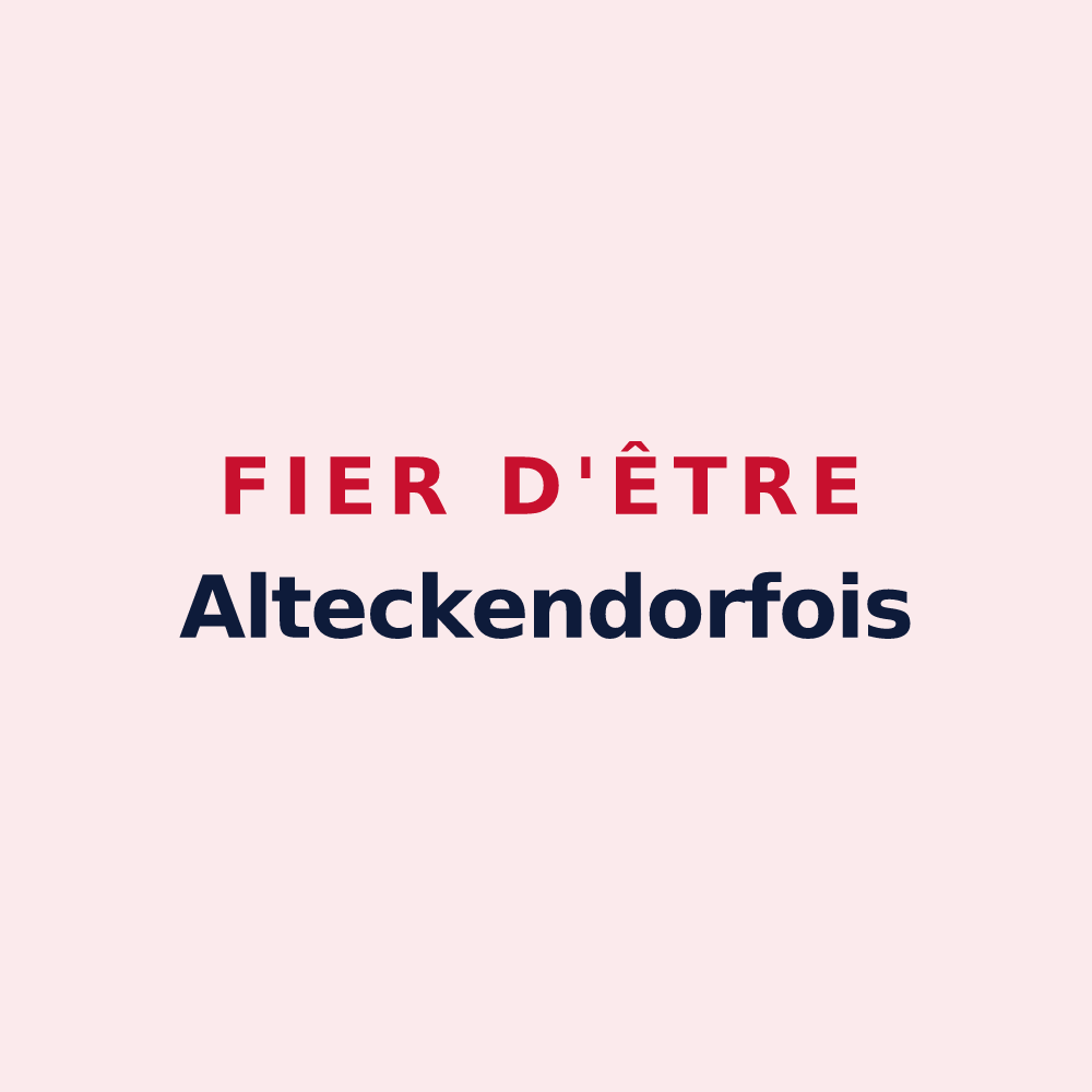 Magnet « Fier d'être Alteckendorfois » — design pour Alteckendorf