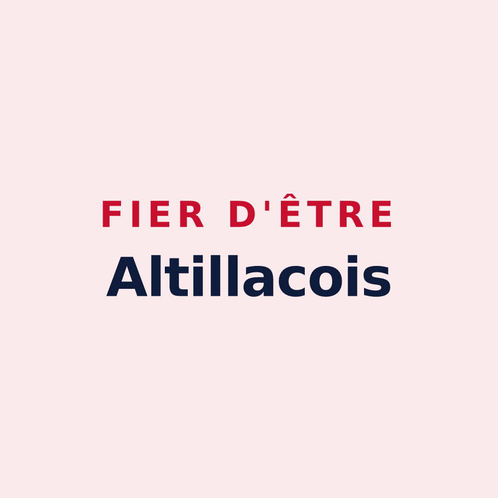 Magnet « Fier d'être Altillacois » — design pour Altillac