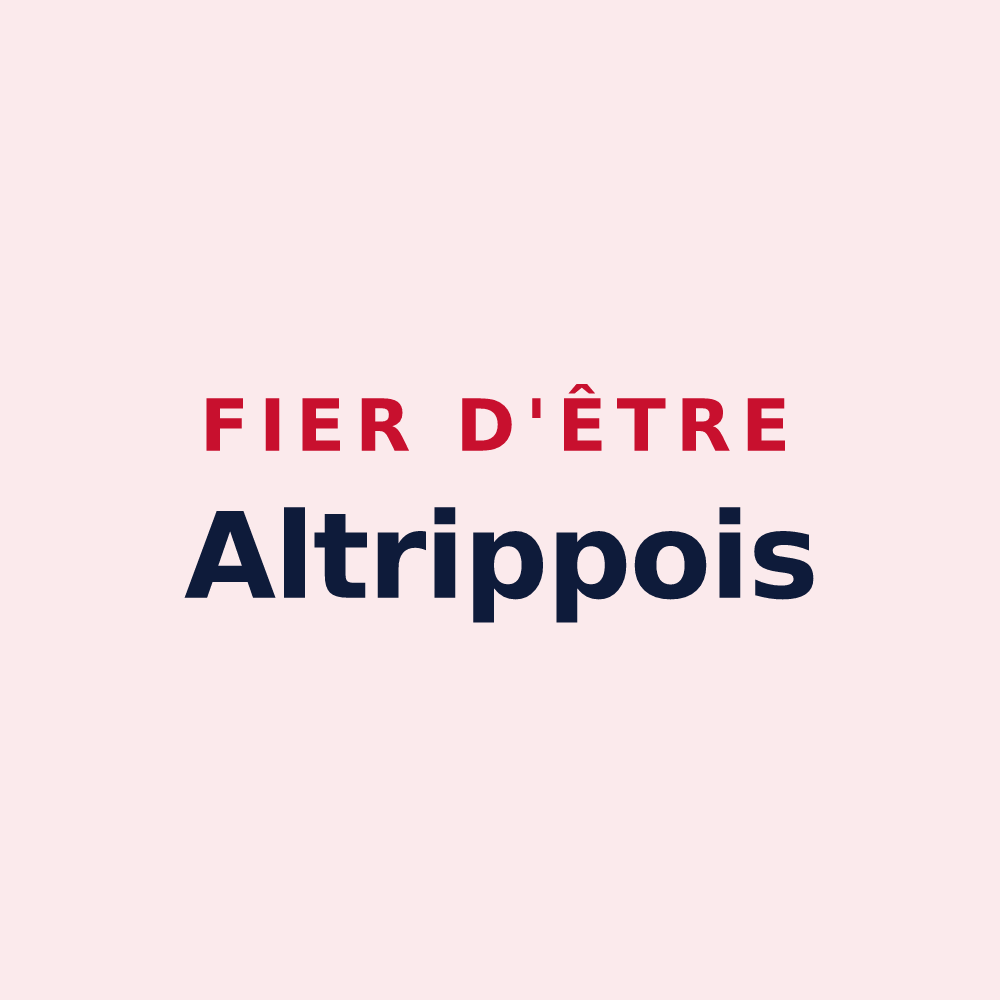 Magnet « Fier d'être Altrippois » — design pour Altrippe