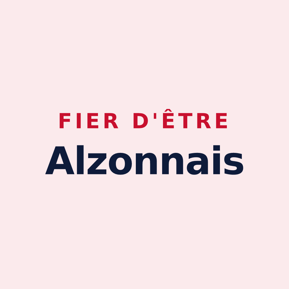 Magnet « Fier d'être Alzonnais » — design pour Alzonne
