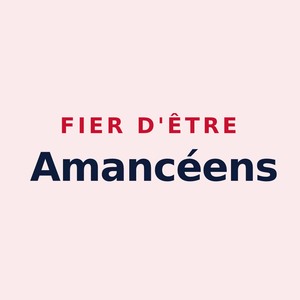 Magnet « Fier d'être Amancéens » — design pour Amancey