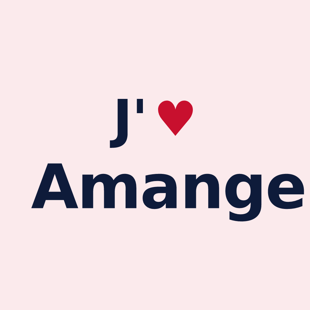 Magnet personnalisé Amange — design J'aime Amange