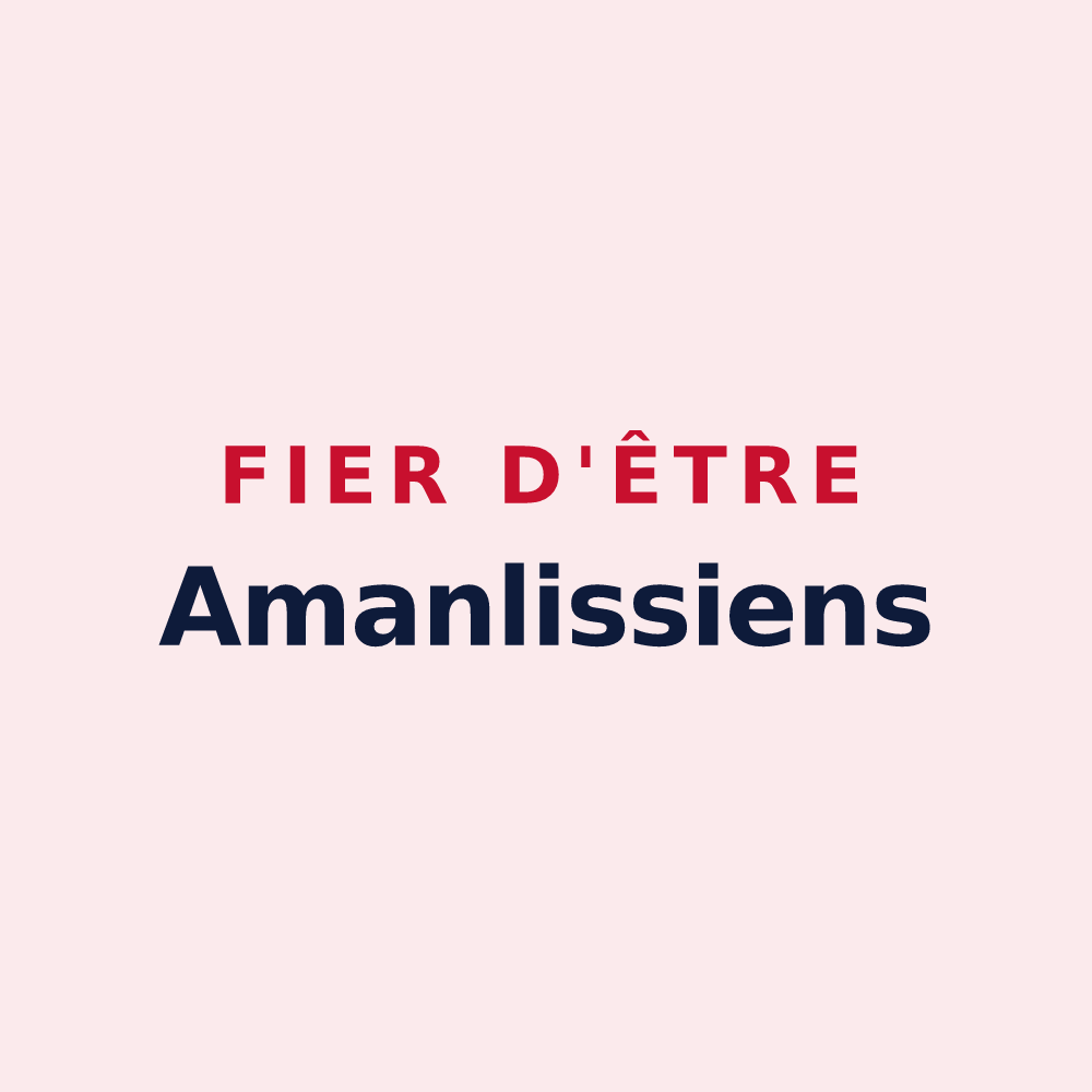 Magnet « Fier d'être Amanlissiens » — design pour Amanlis