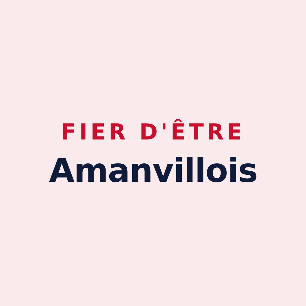 Magnet « Fier d'être Amanvillois » — design pour Amanvillers