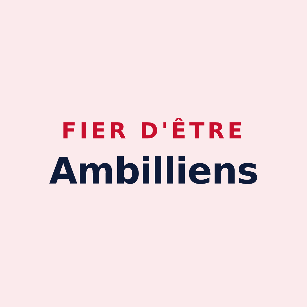 Magnet « Fier d'être Ambilliens » — design pour Ambilly