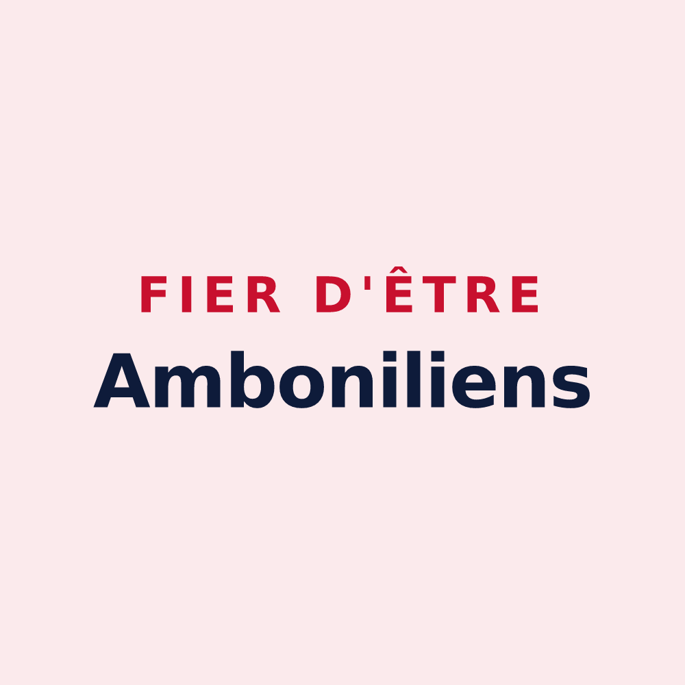Magnet « Fier d'être Amboniliens » — design pour Ambonil
