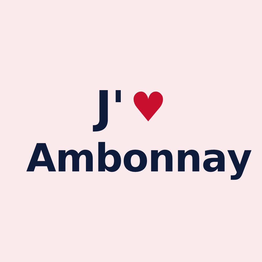 Magnet personnalisé Ambonnay — design J'aime Ambonnay