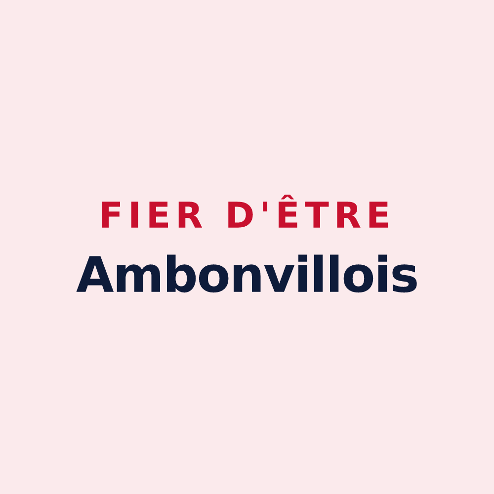Magnet « Fier d'être Ambonvillois » — design pour Ambonville