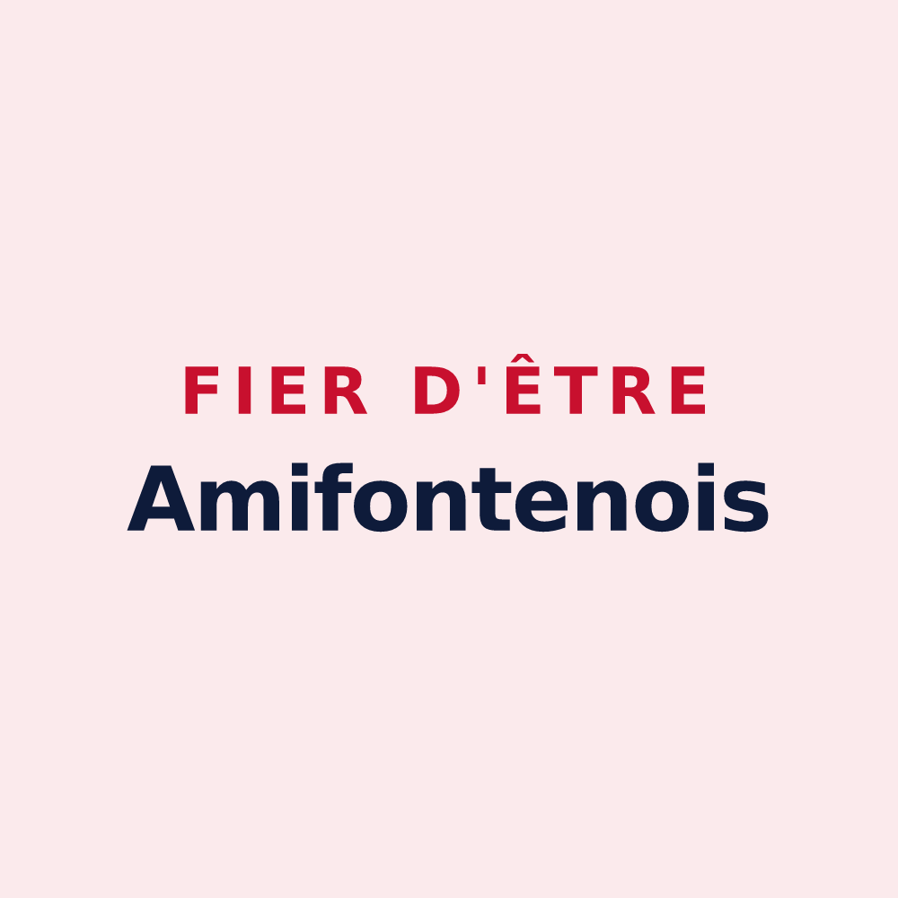 Magnet « Fier d'être Amifontenois » — design pour Amifontaine