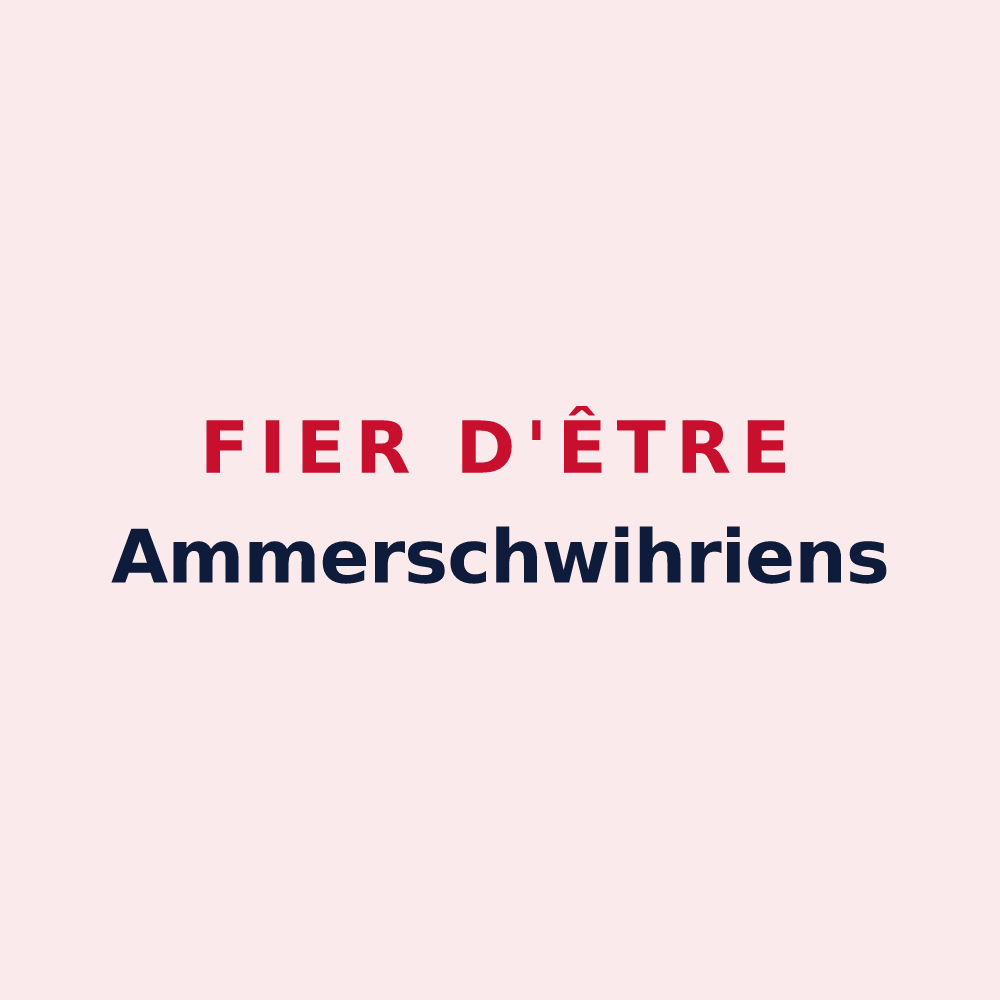 Magnet « Fier d'être Ammerschwihriens » — design pour Ammerschwihr