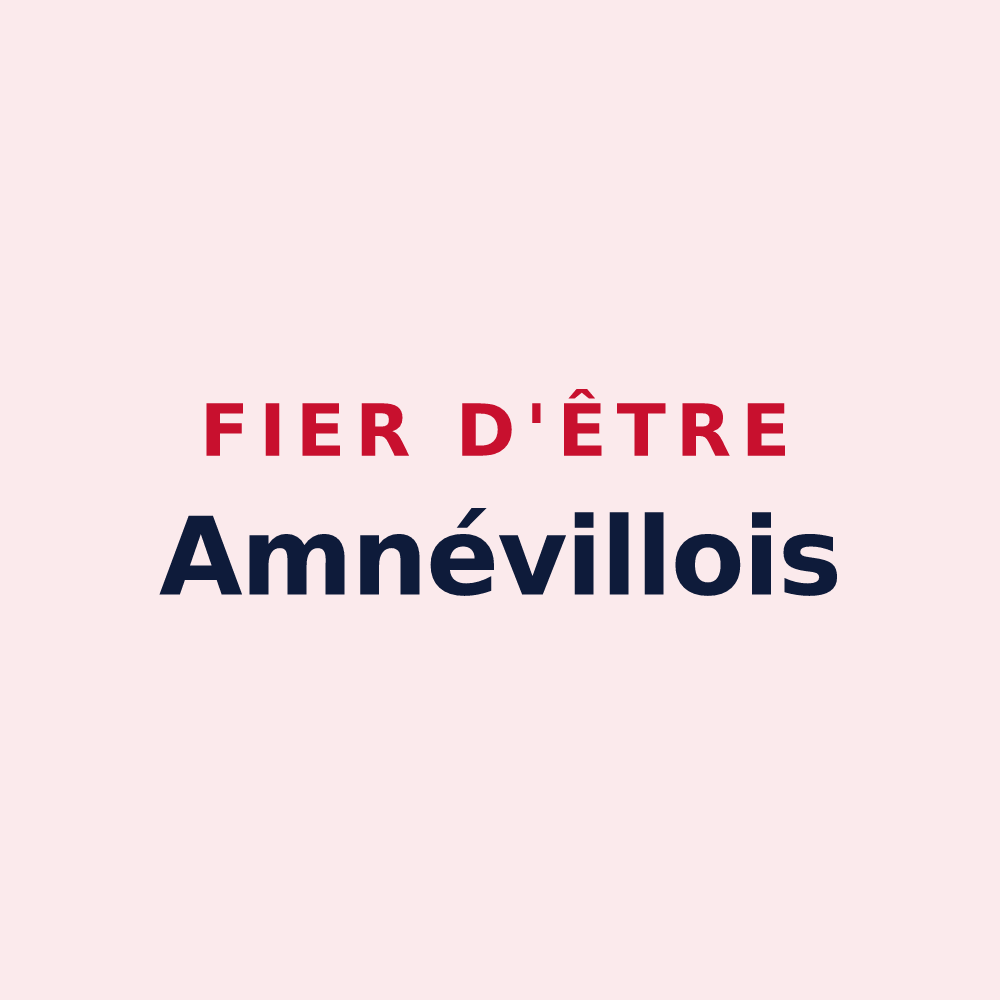 Magnet « Fier d'être Amnévillois » — design pour Amnéville